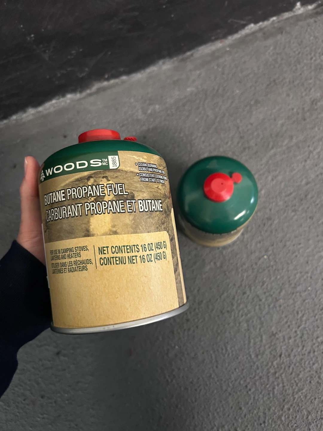 Brand new full Woods 16 oz Butane/Propane Gas Canister - photo 2