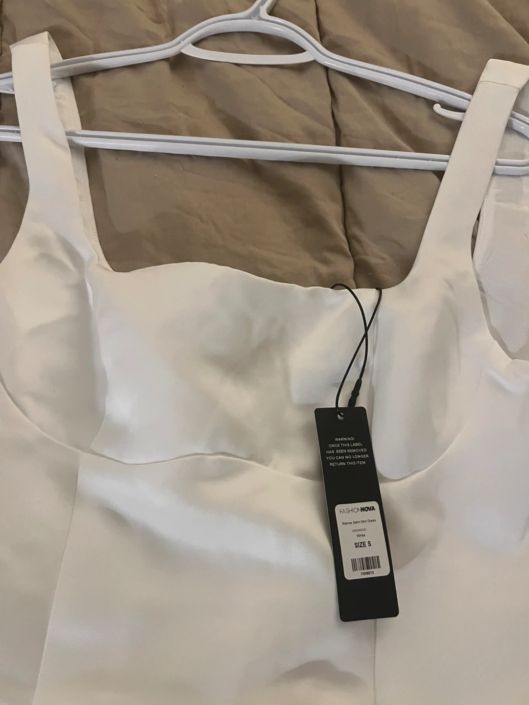 Fashion Nova White Ruched Mini Dress - photo 5