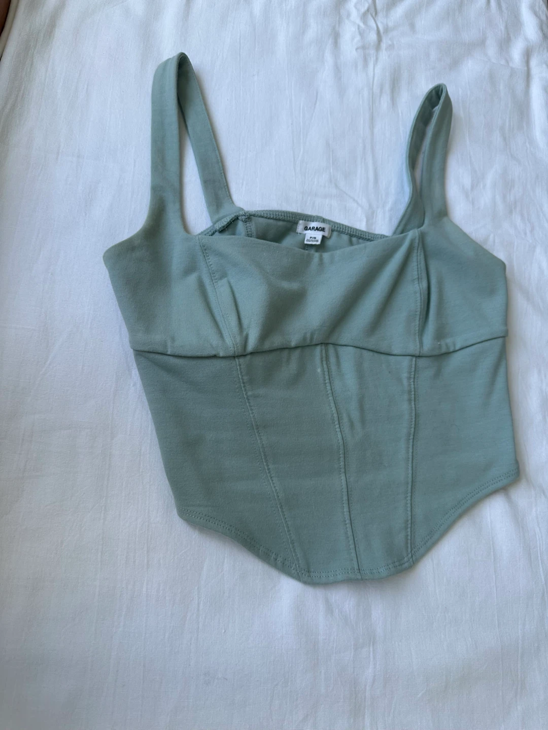 Garage Turqoise Top