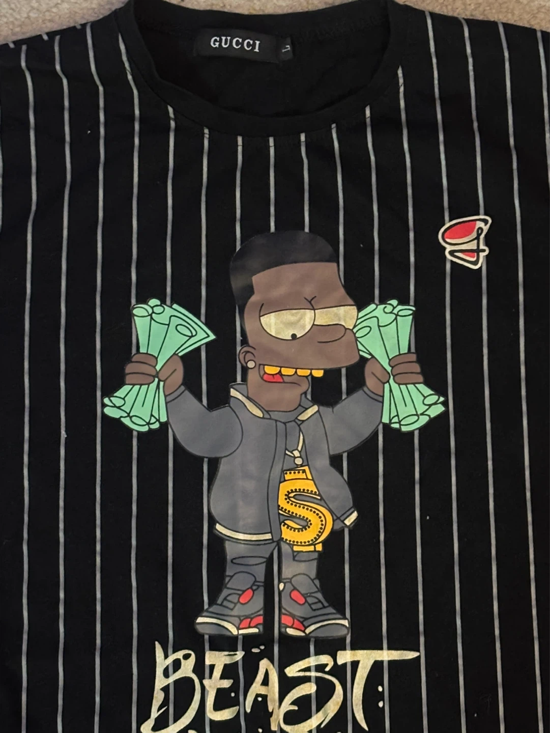 Gucci "Beast Mode" Graphic T-Shirt - photo 2