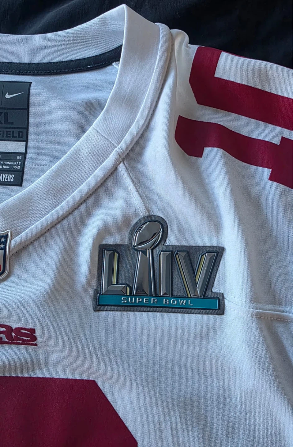 Jimmy Garoppolo 49ers Nike Jersey Superbowl 54 patch - photo 3