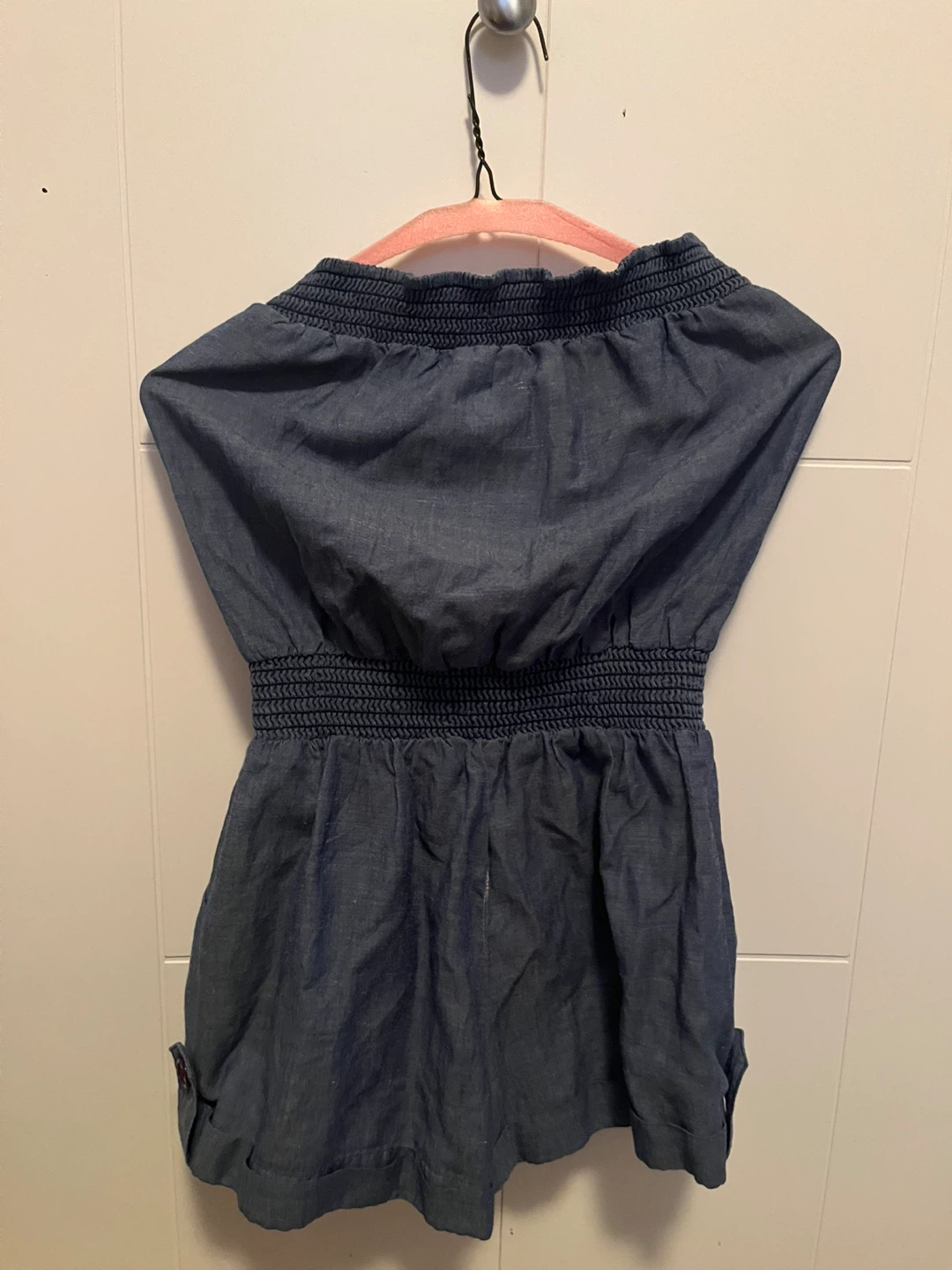 Strapless Blueish Grey Romper - photo 2