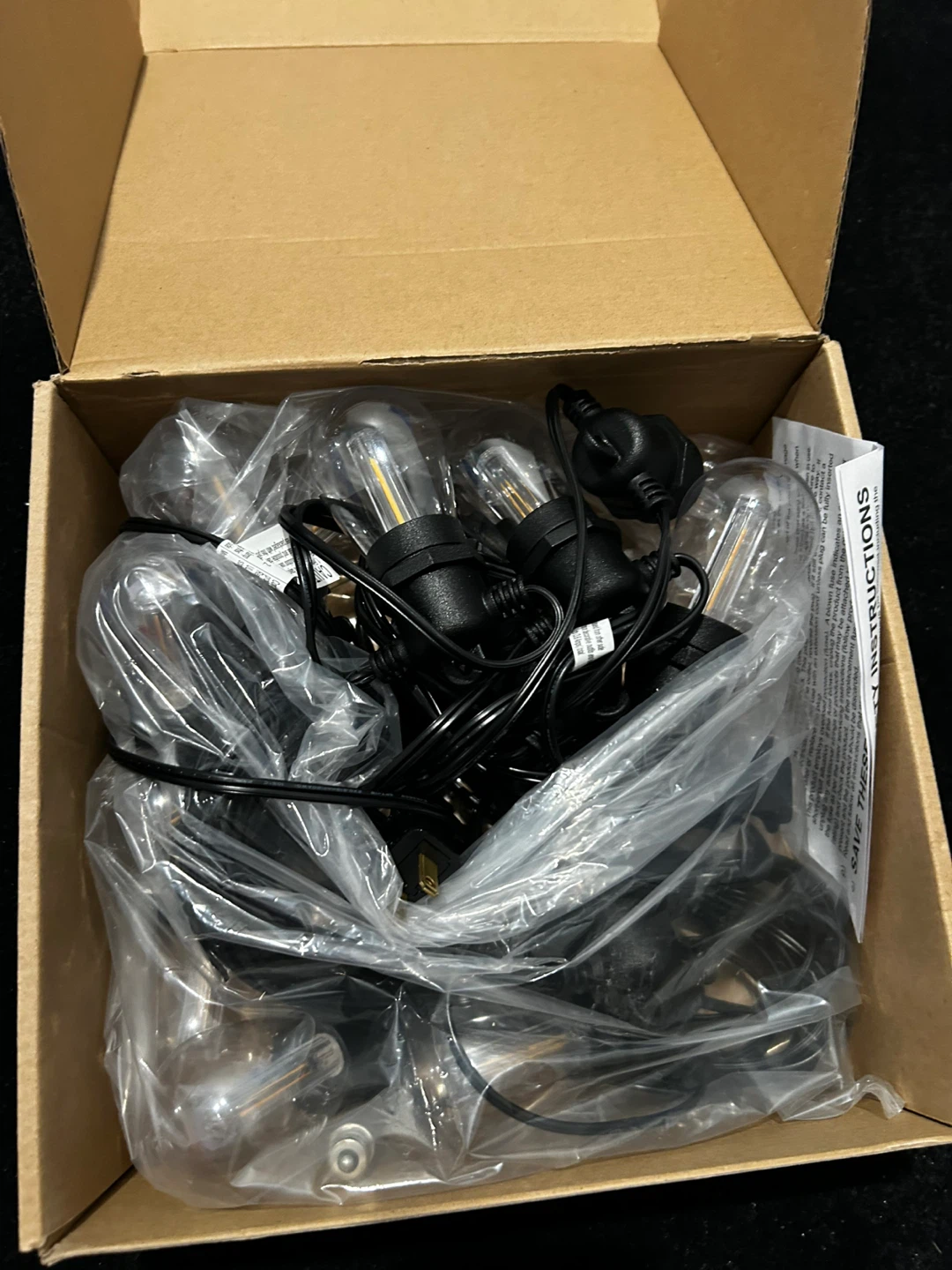 15M Waterproof String Lights with 15 Bulbs