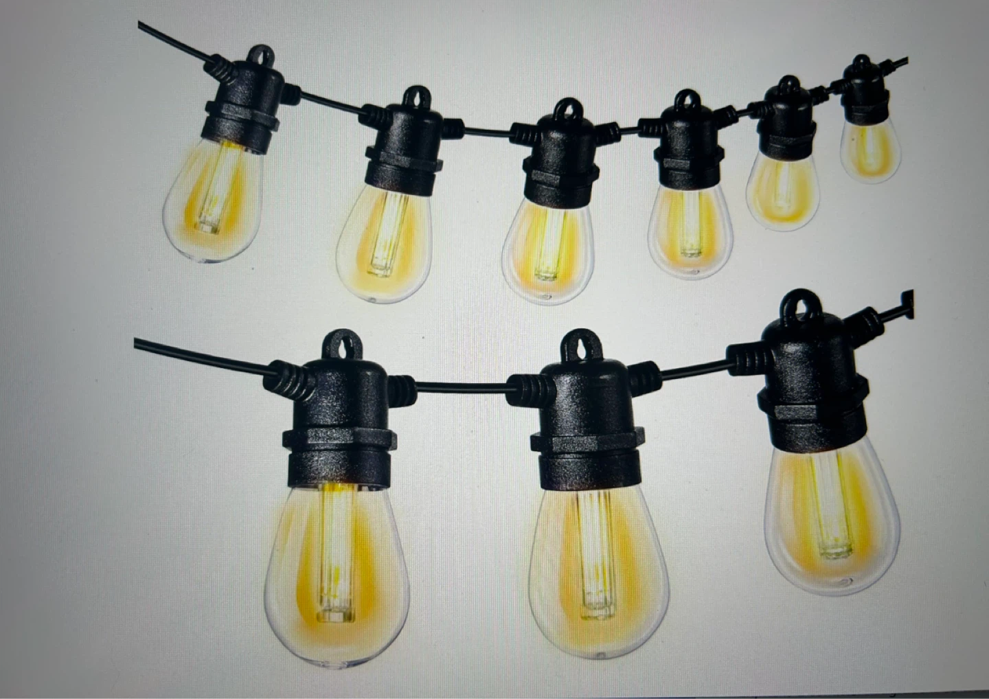 15M Waterproof String Lights with 15 Bulbs - photo 2