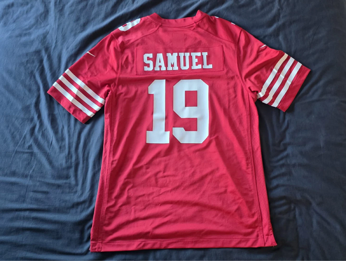 Deebo Samual 49ers Nike Jersey Superbowl 58 patch Large - photo 2