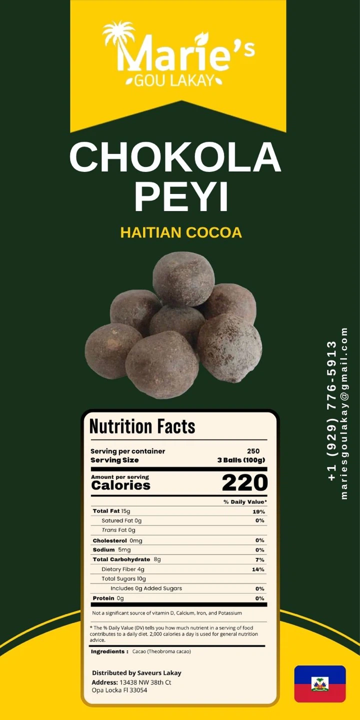 Marie's Gou Lakay Chokola Peyi Haitian Cocoa Balls - photo 4