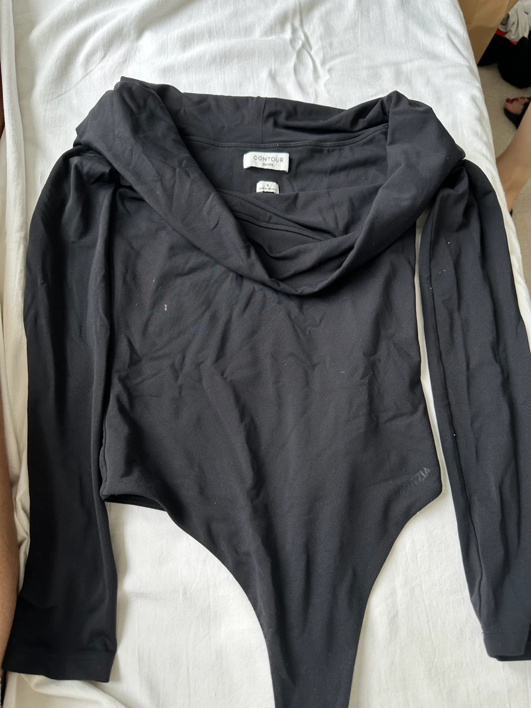 Black Aritzia Contour Bodysuit