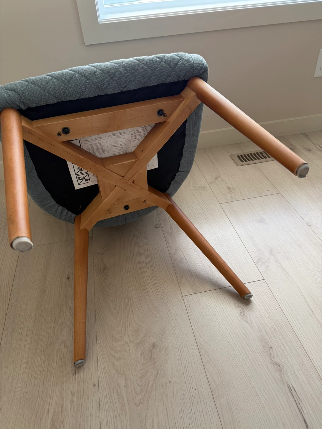 Structube Dining Chairs “Sandy” blue - photo 4