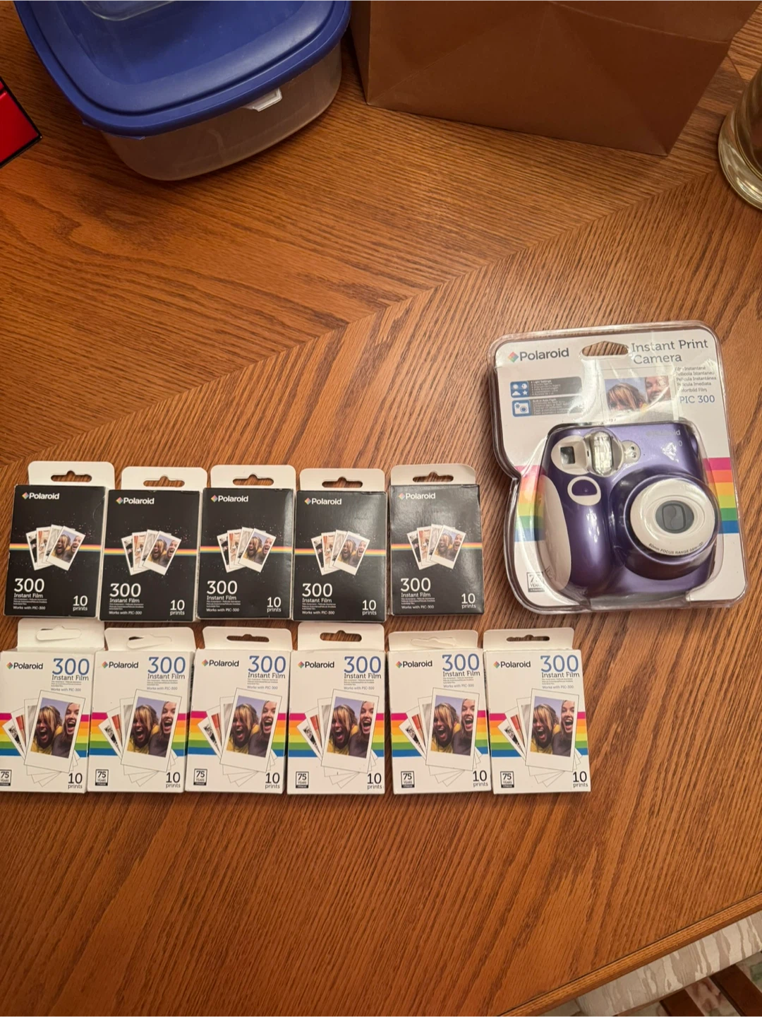 Polaroid PIC 300 Instant Print Camera with 90 Photo Papers