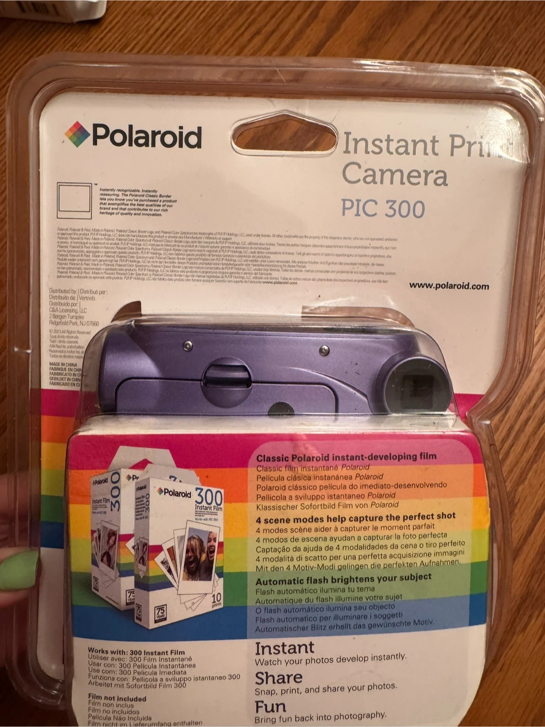 Polaroid PIC 300 Instant Print Camera with 90 Photo Papers - photo 3