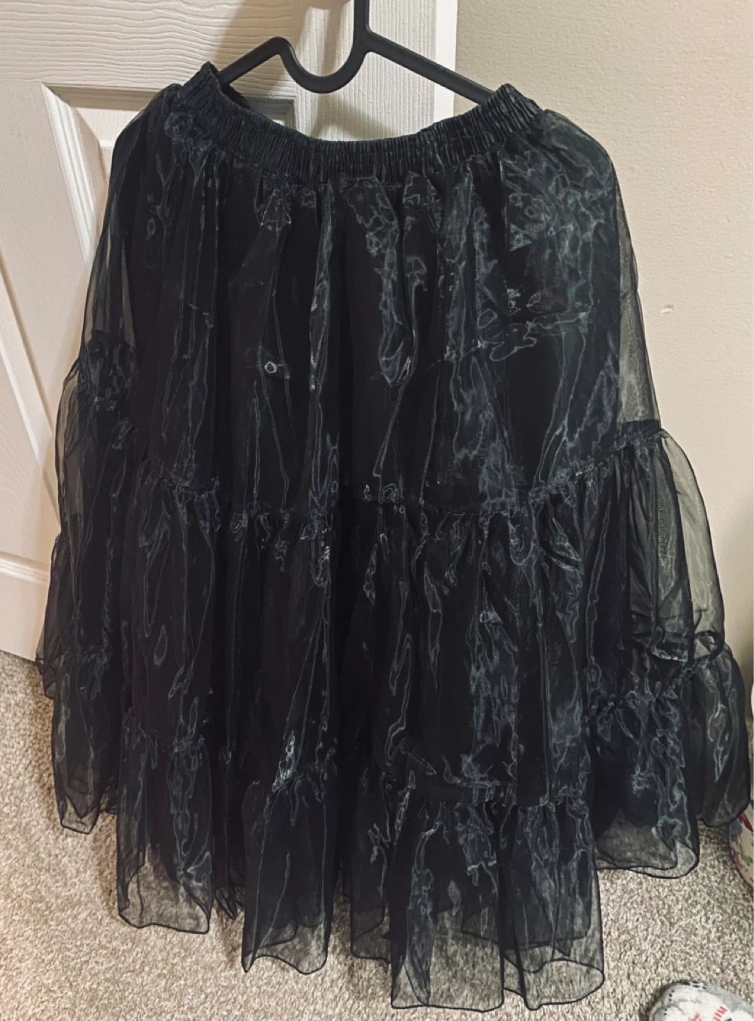 Black tiered ruffle tutu skirt - photo 2