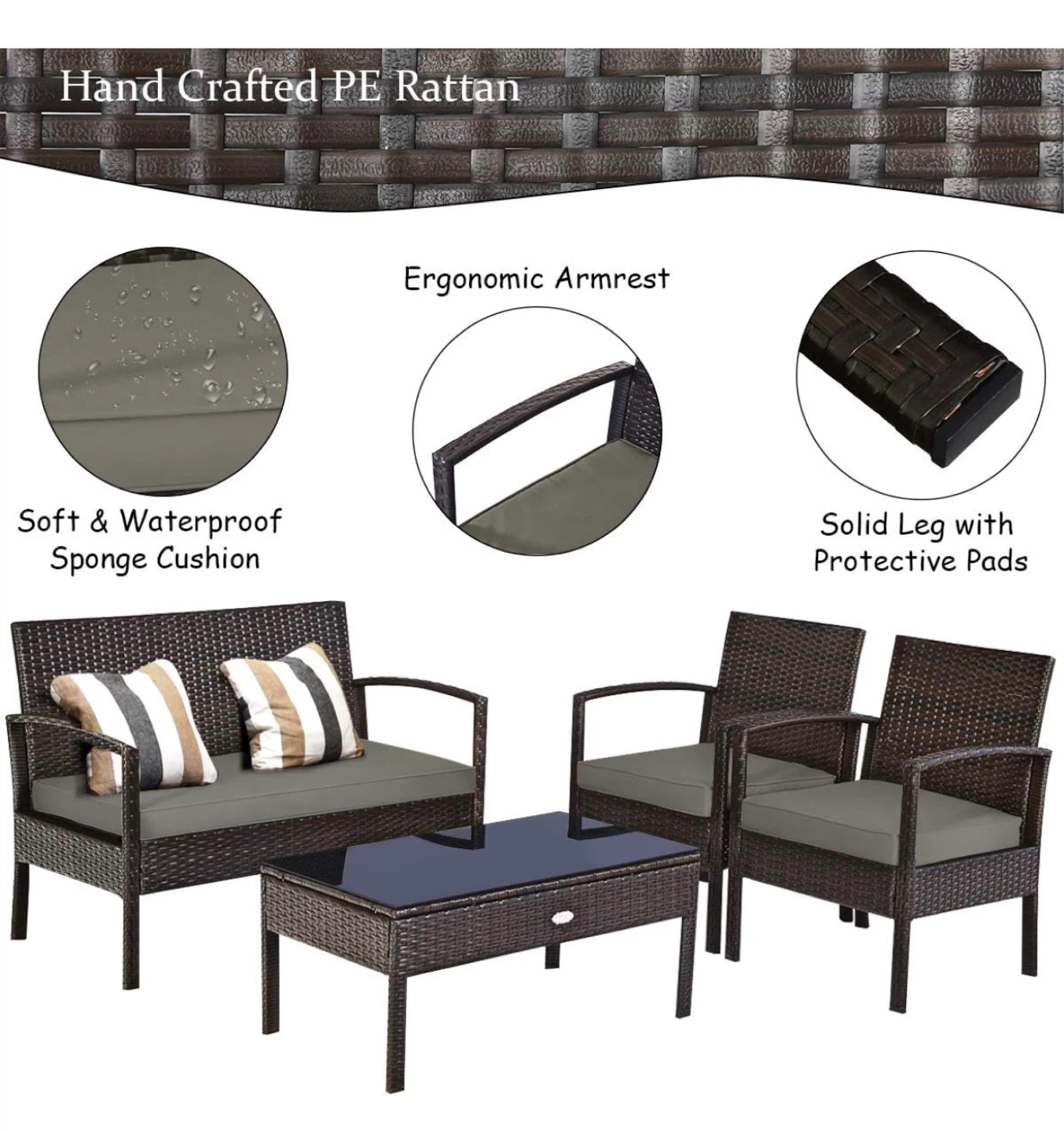 COSTWAY OUTDOOR PATIO FURNITURE - photo 3