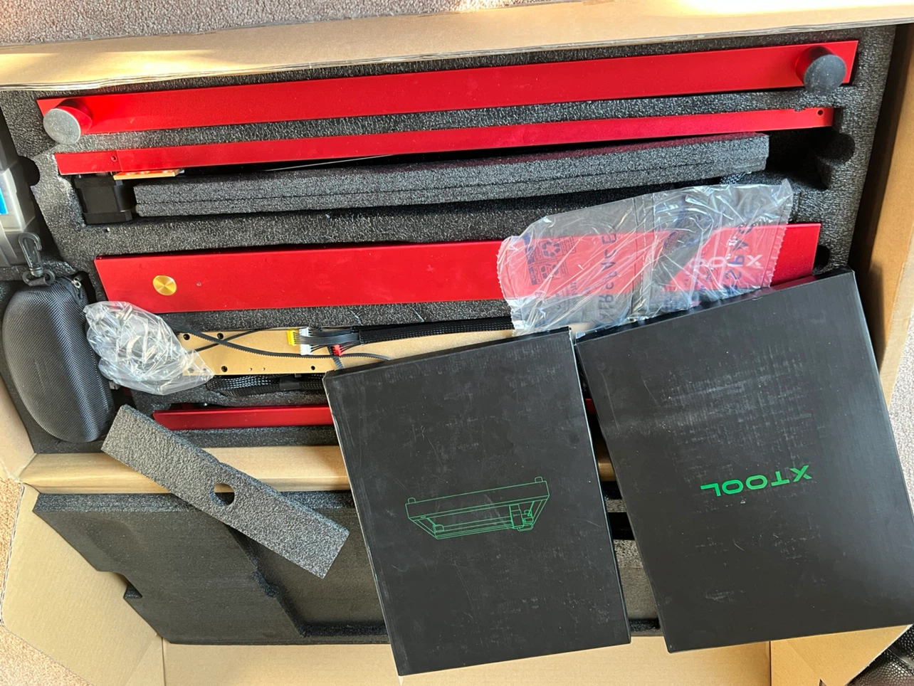 XTOOL D1 Pro Golden Red Laser Engraver