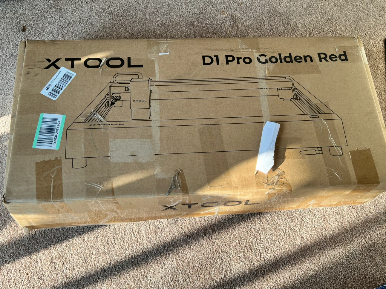 XTOOL D1 Pro Golden Red Laser Engraver - photo 2