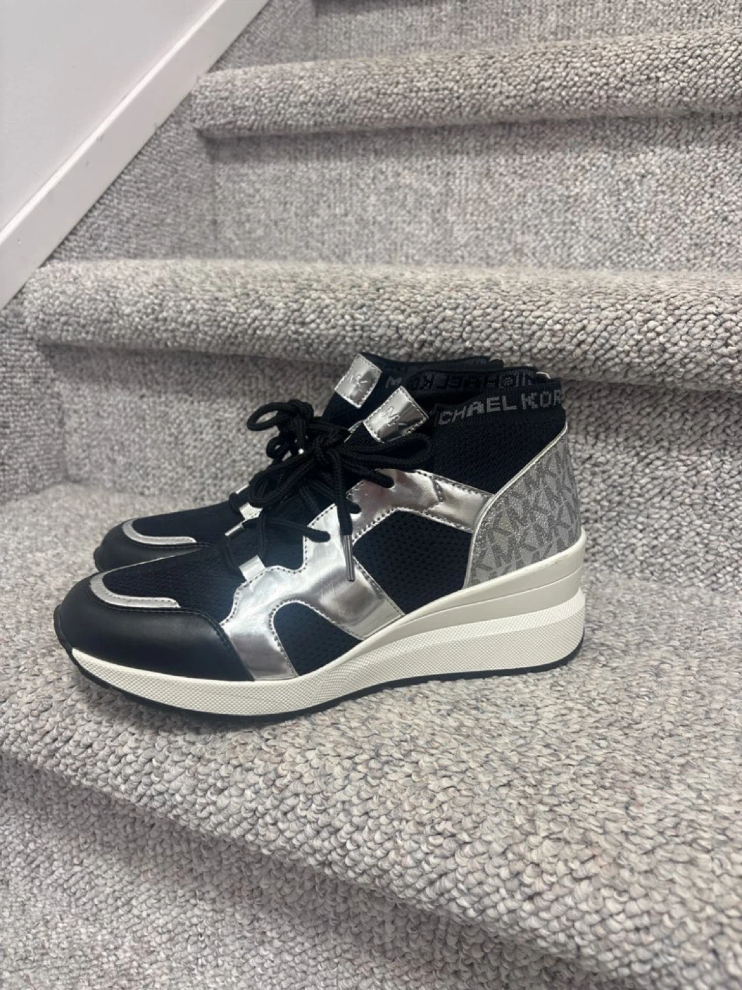 Brand new Michael Kors wedge sneakers - photo 3