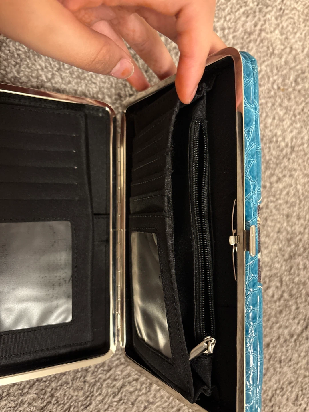Camouflage and Rhinestone Clutch Wallet - photo 5
