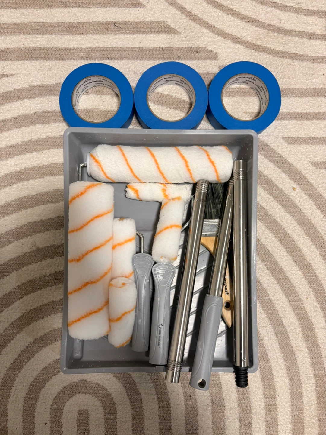 Paint Roller Kit and Painters Tape