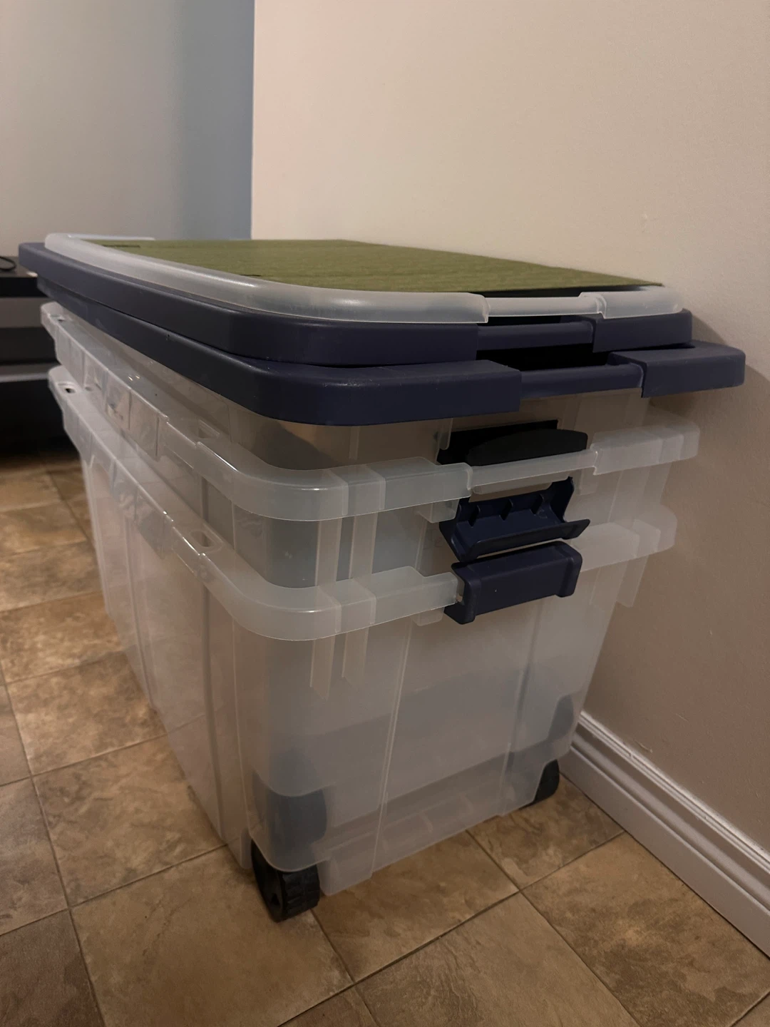 3 STERILITE Storage Bin with Wheels - photo 2