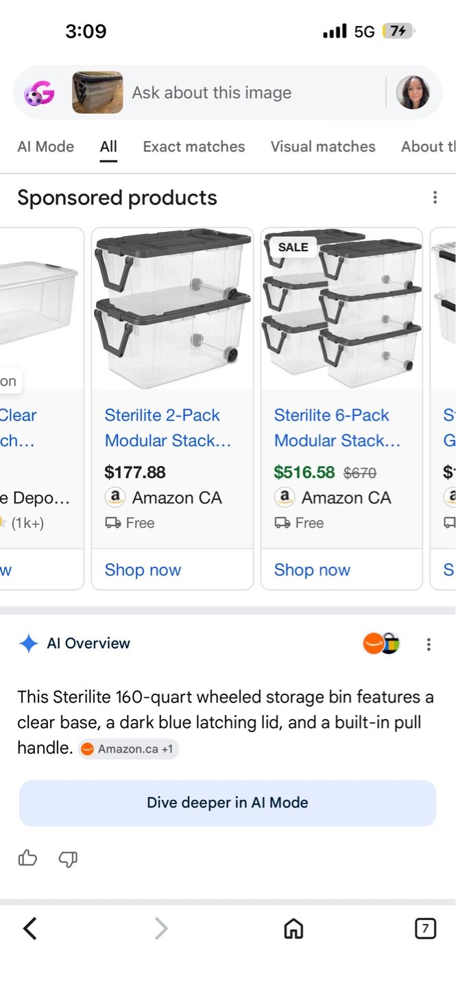 3 STERILITE Storage Bin with Wheels - photo 4