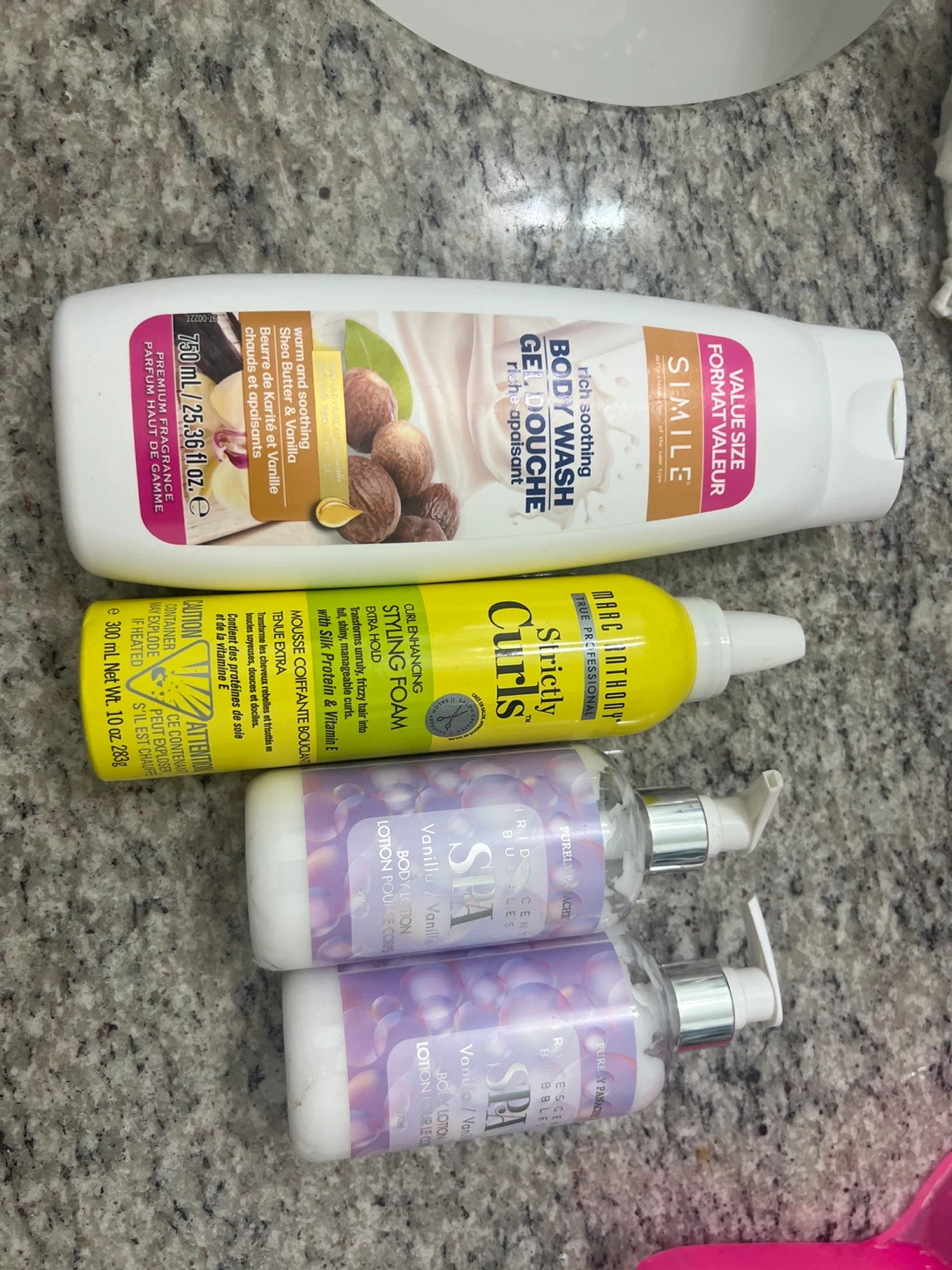 Lightly used bath/body/hair products