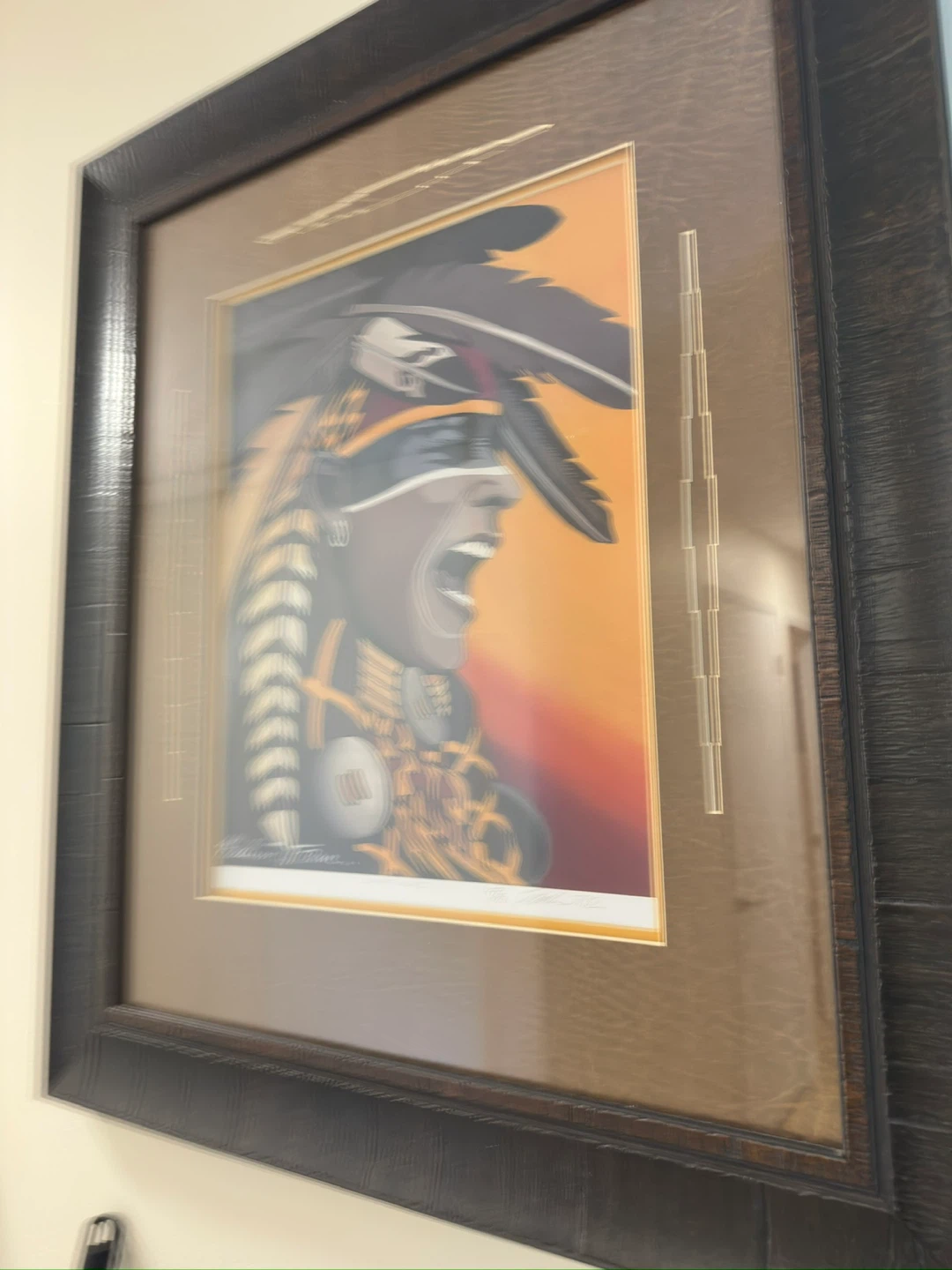 Framed Native American Art Print - photo 3