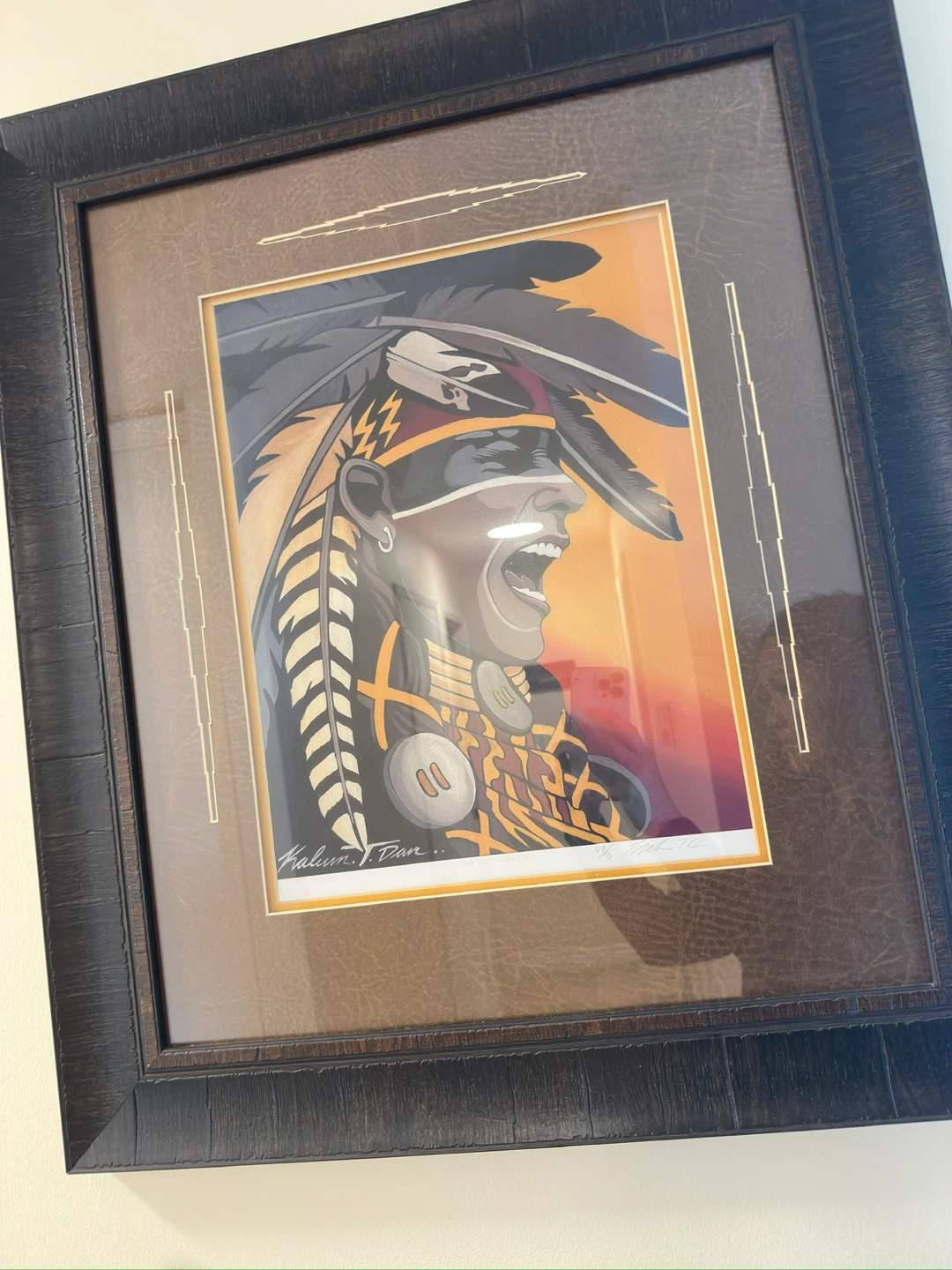 Framed Native American Art Print