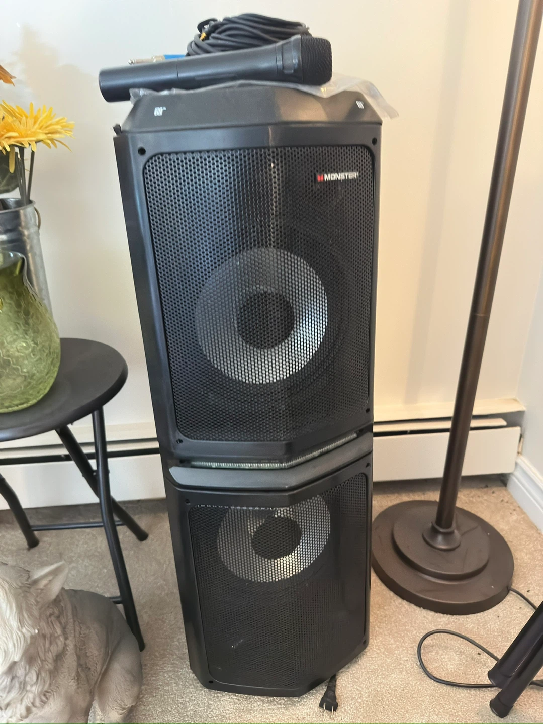 Monster Remix Portable PA System with Microphone