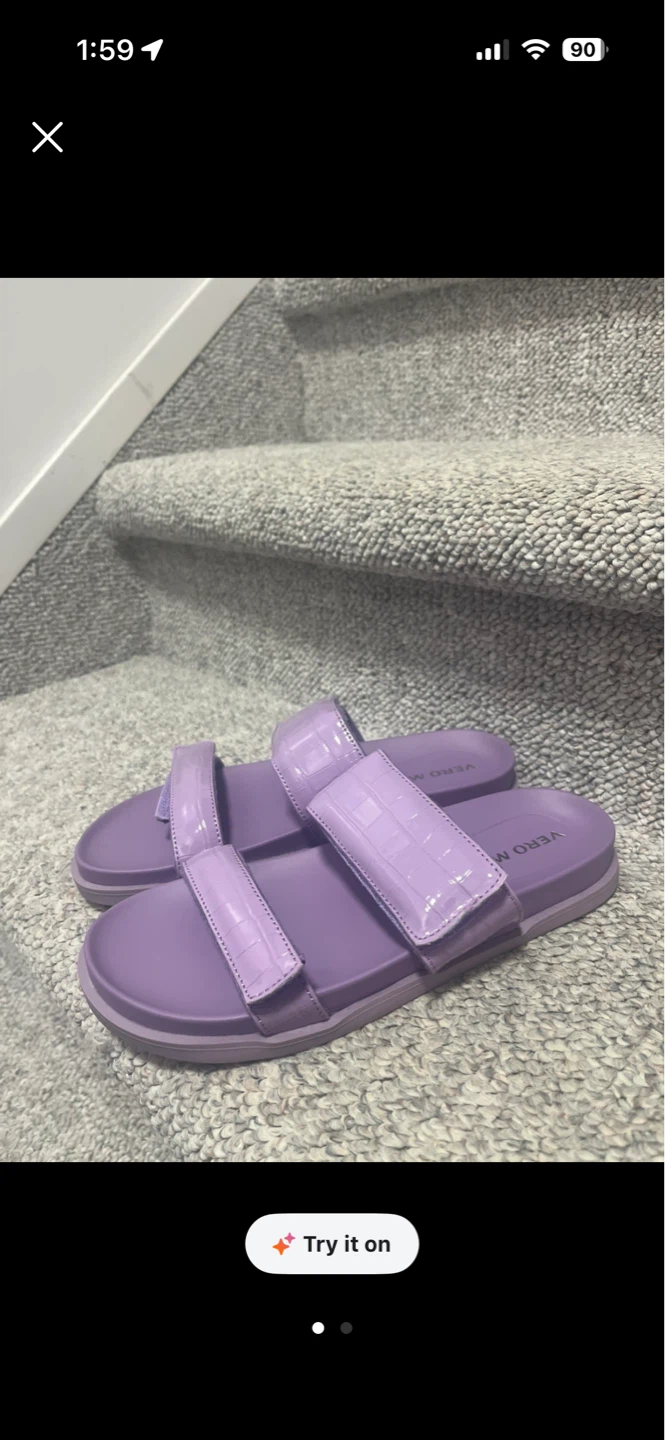 Vero Moda Lavender Slides size 8.5