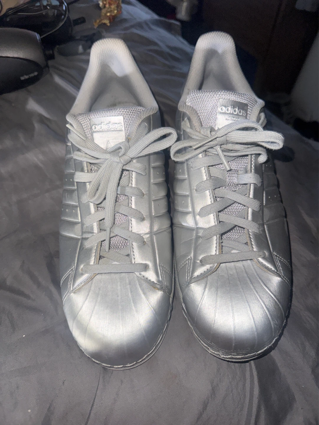 Adidas Superstar Silver Shoes