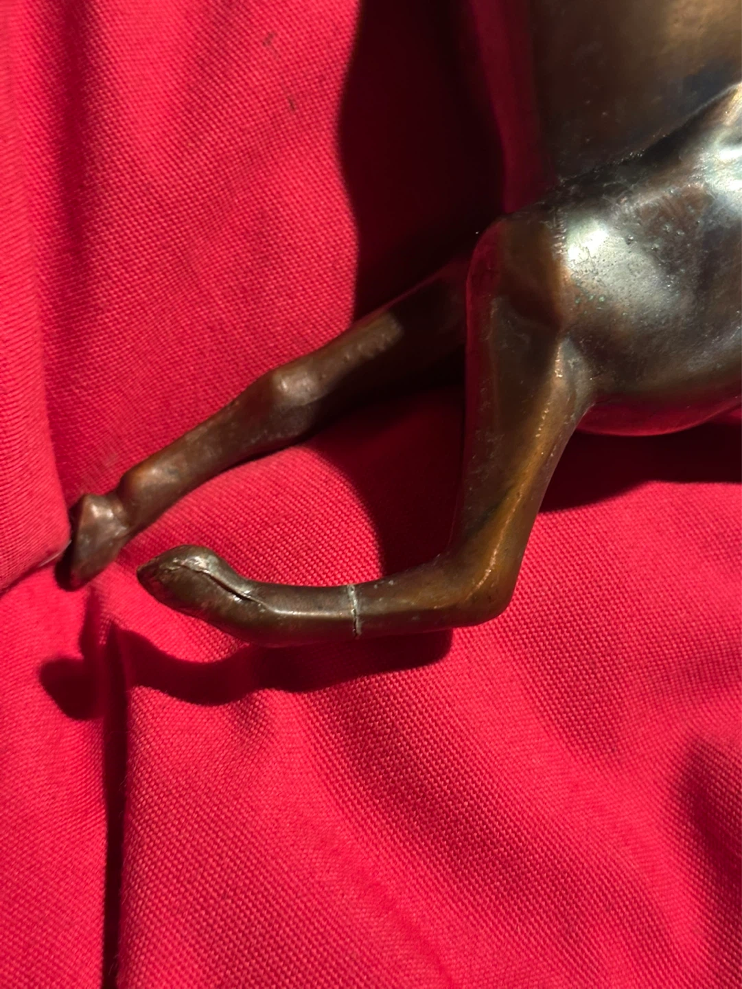 MCM Solid Copper/bronze Horse Statue Made In Canada - photo 3