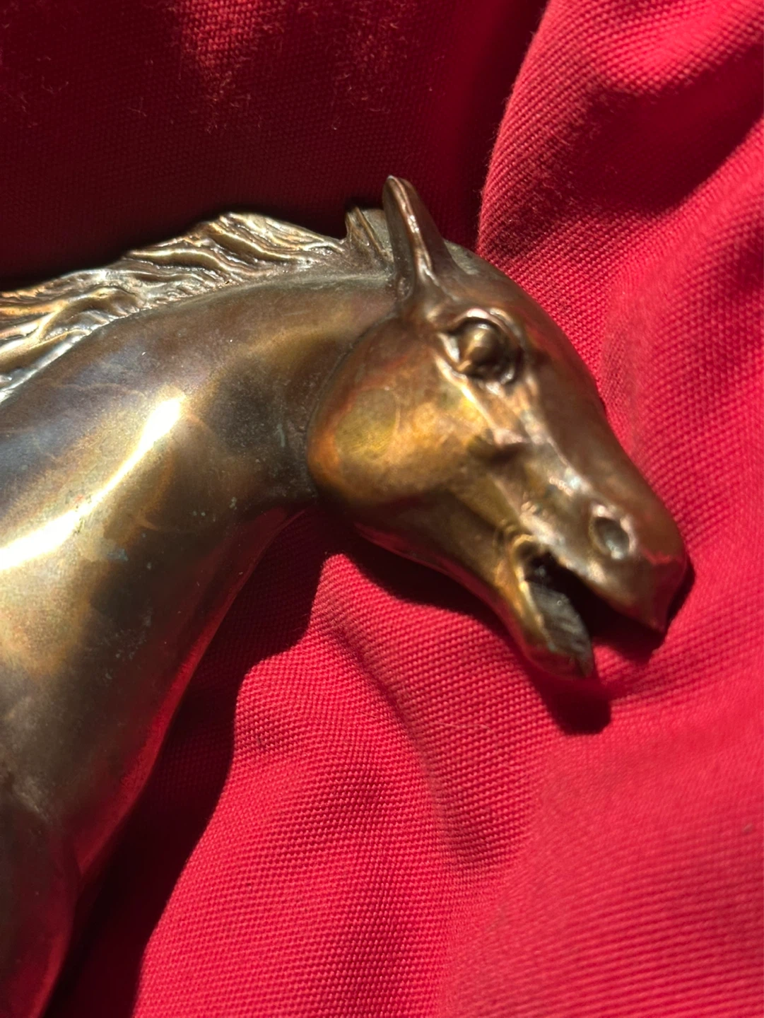 MCM Solid Copper/bronze Horse Statue Made In Canada - photo 5