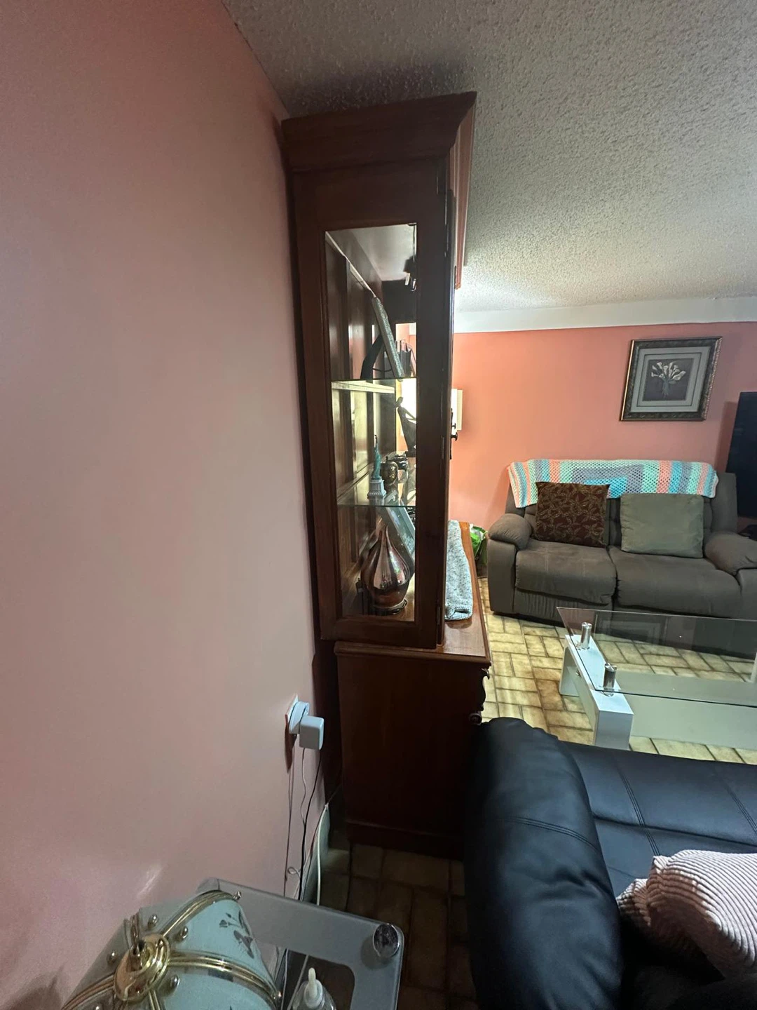 Wooden China Cabinet with Glass Doors - photo 3