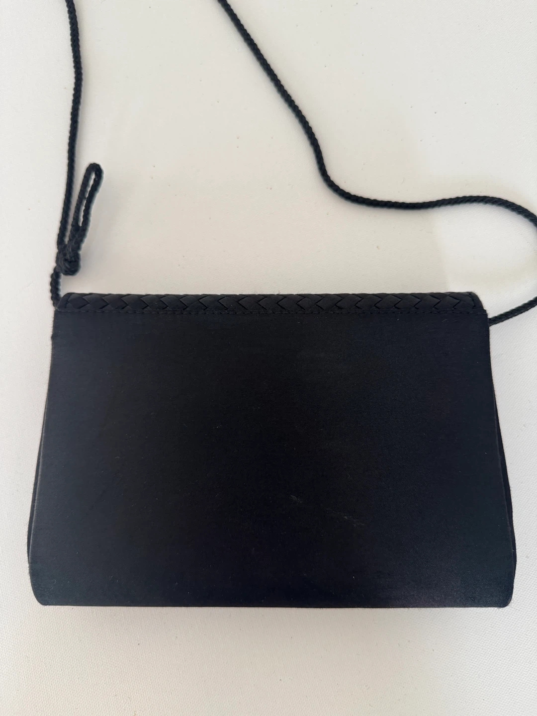 Black Evening Clutch Bag with Shoulder Strap - photo 3