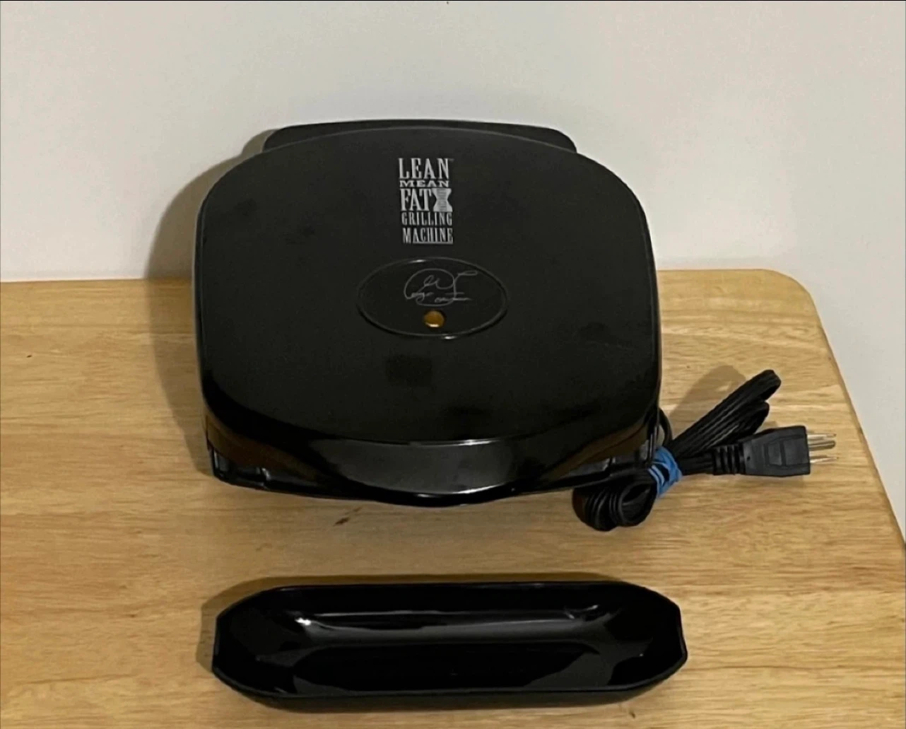 🌱 George Foreman Electric Lean Meat Fat Grilling Machine - Black - photo 2