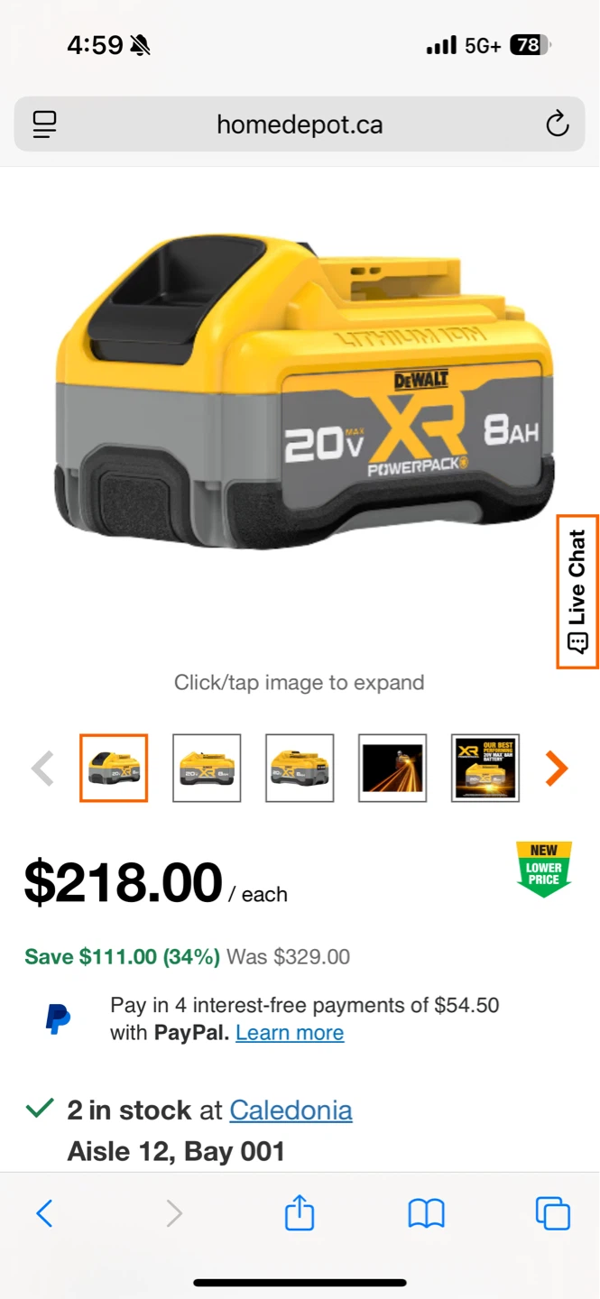 DEWALT 20V MAX XR 8Ah Power Tool Battery - photo 2