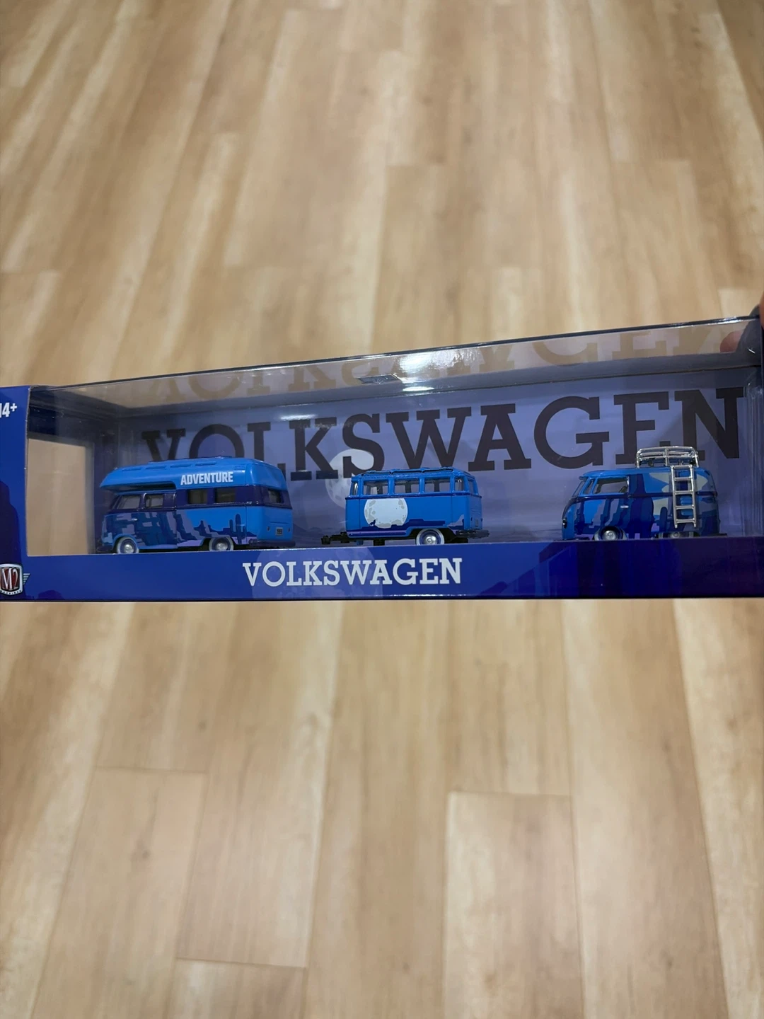 Volkswagen Microbus Diecast Toy Set - Blue