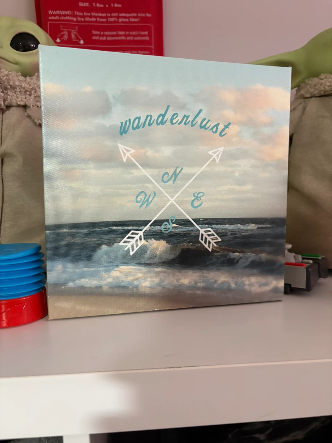 Wanderlust Canvas Wall Art 8x8