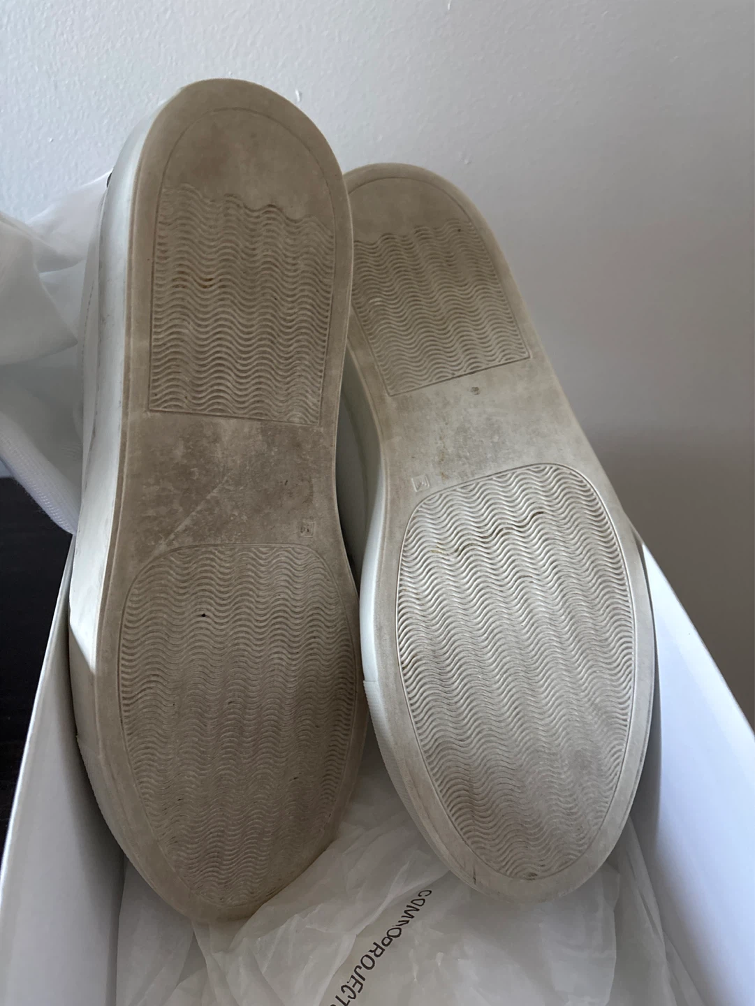 MENS Common Projects Original Achilles Low White Sneakers - photo 5