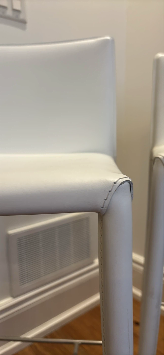NEW SET OF 8 White Bar Stools - photo 3