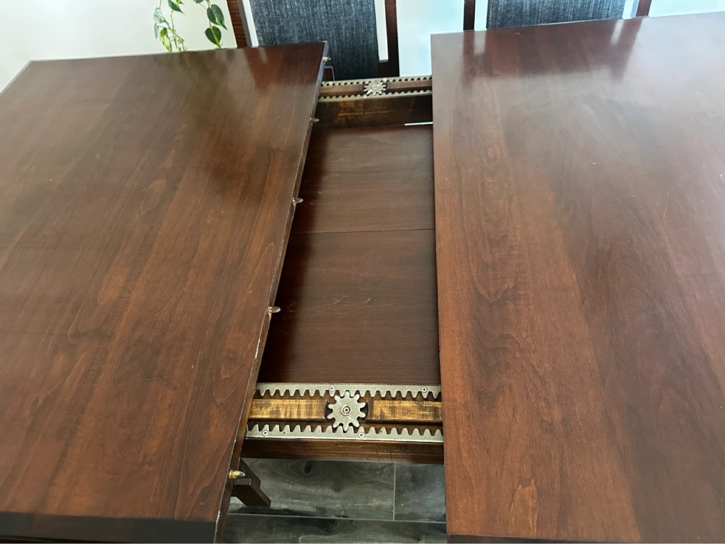 Wooden Dining Table with 6 Chairs - photo 2