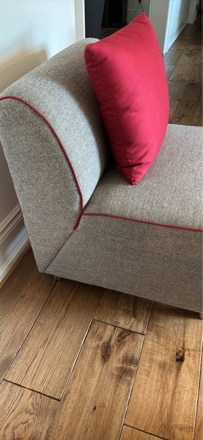 NEW 2 Accent Chairs with Red Pillow - photo 3