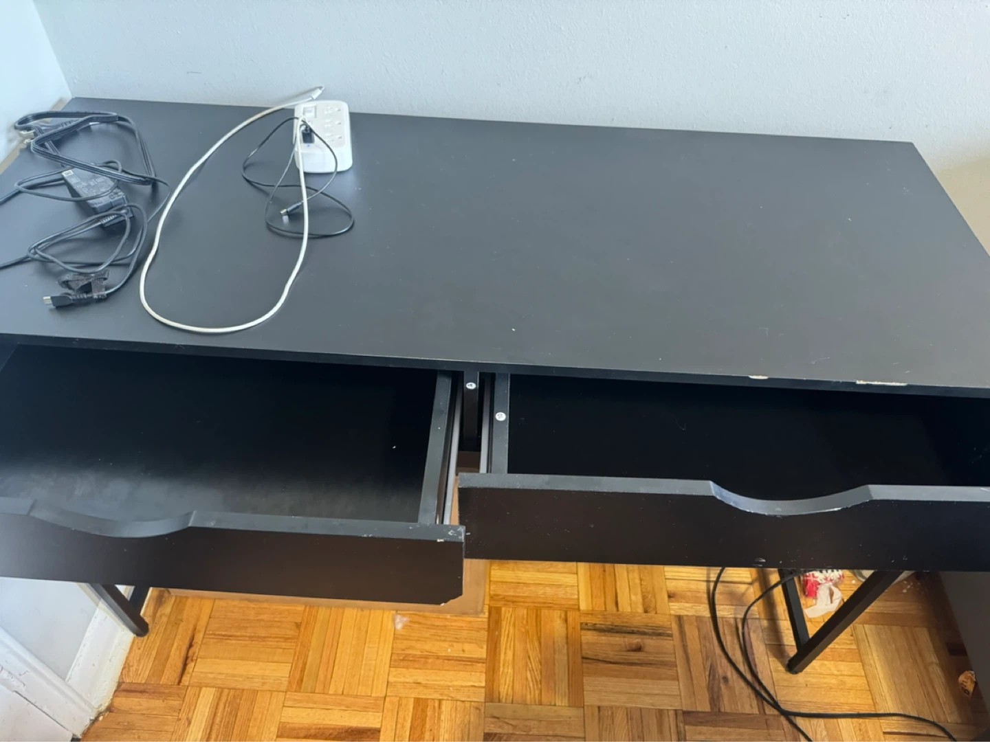 Black Desk with Two Drawers - photo 3