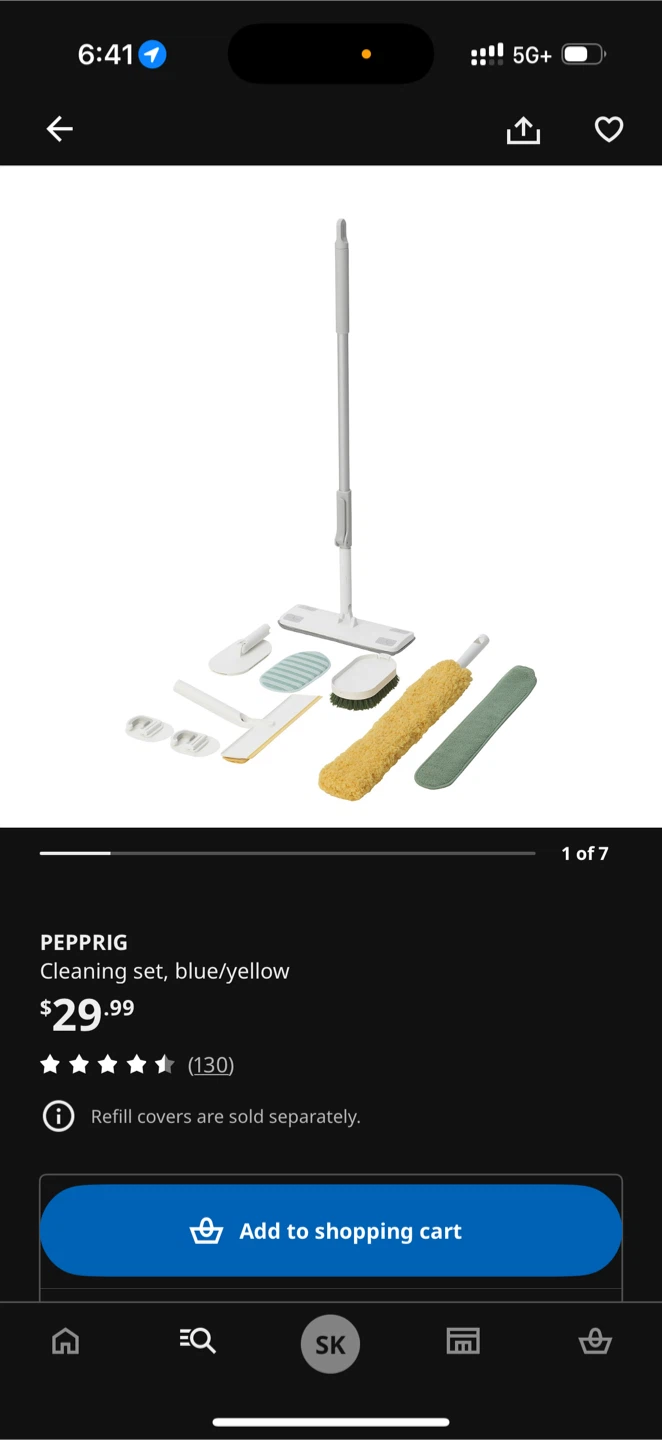 IKEA PEPPRIG Cleaning Set