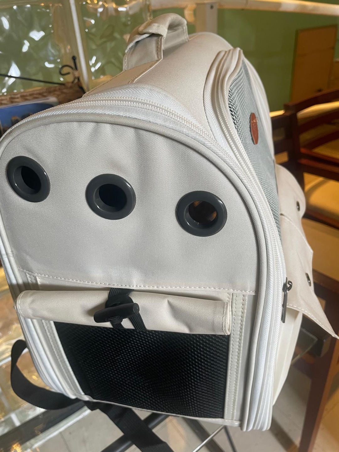 CHONGJI Pet Carrier Backpack - Beige - photo 3