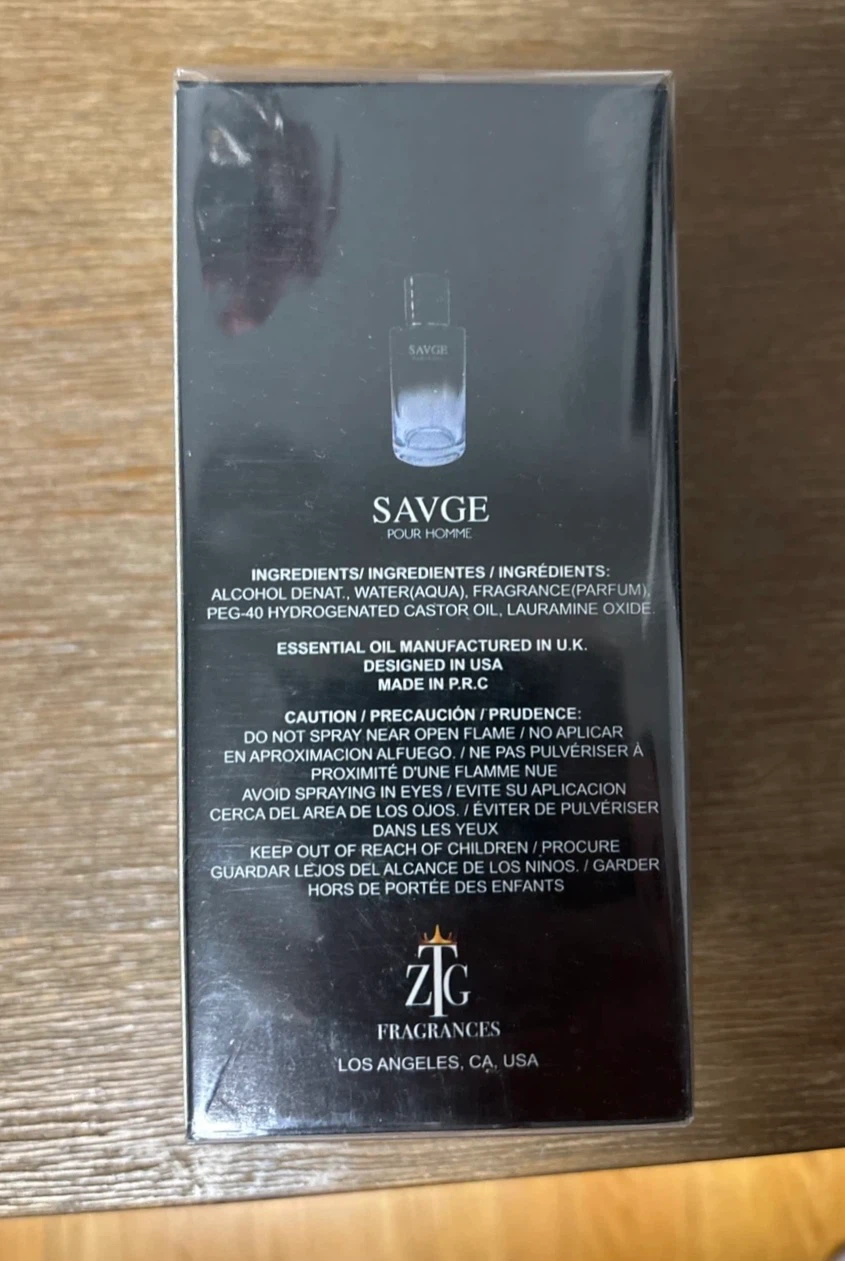 Savge Pour Homme Eau de Parfum Natural Spray 100ml - photo 2
