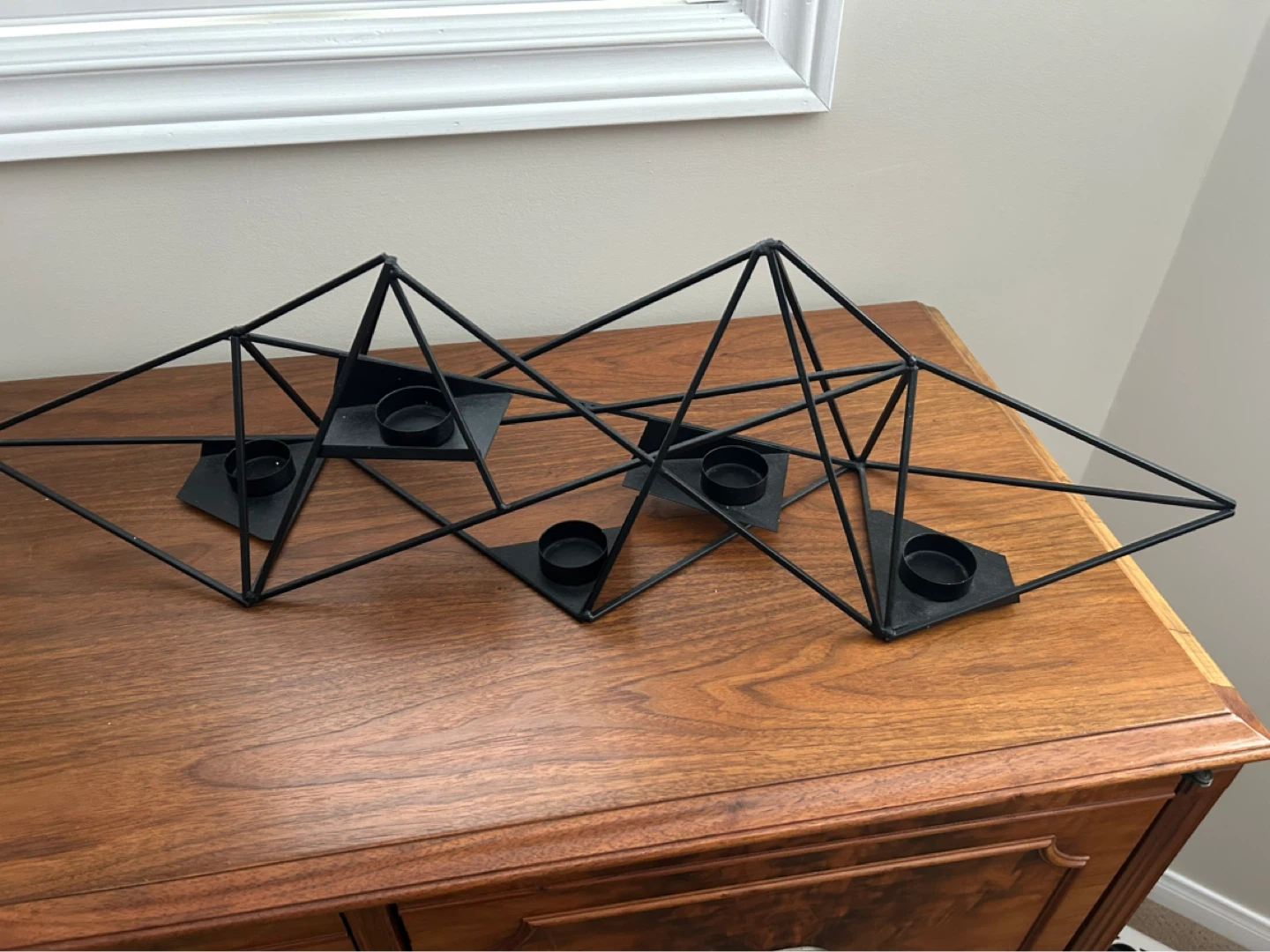 UNIQUE 20” LONG TEALIGHT CANDLE HOLDER (SEE LISTING) - photo 2