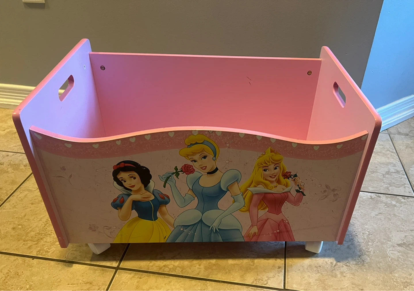 Pink Disney Princess Toy Box