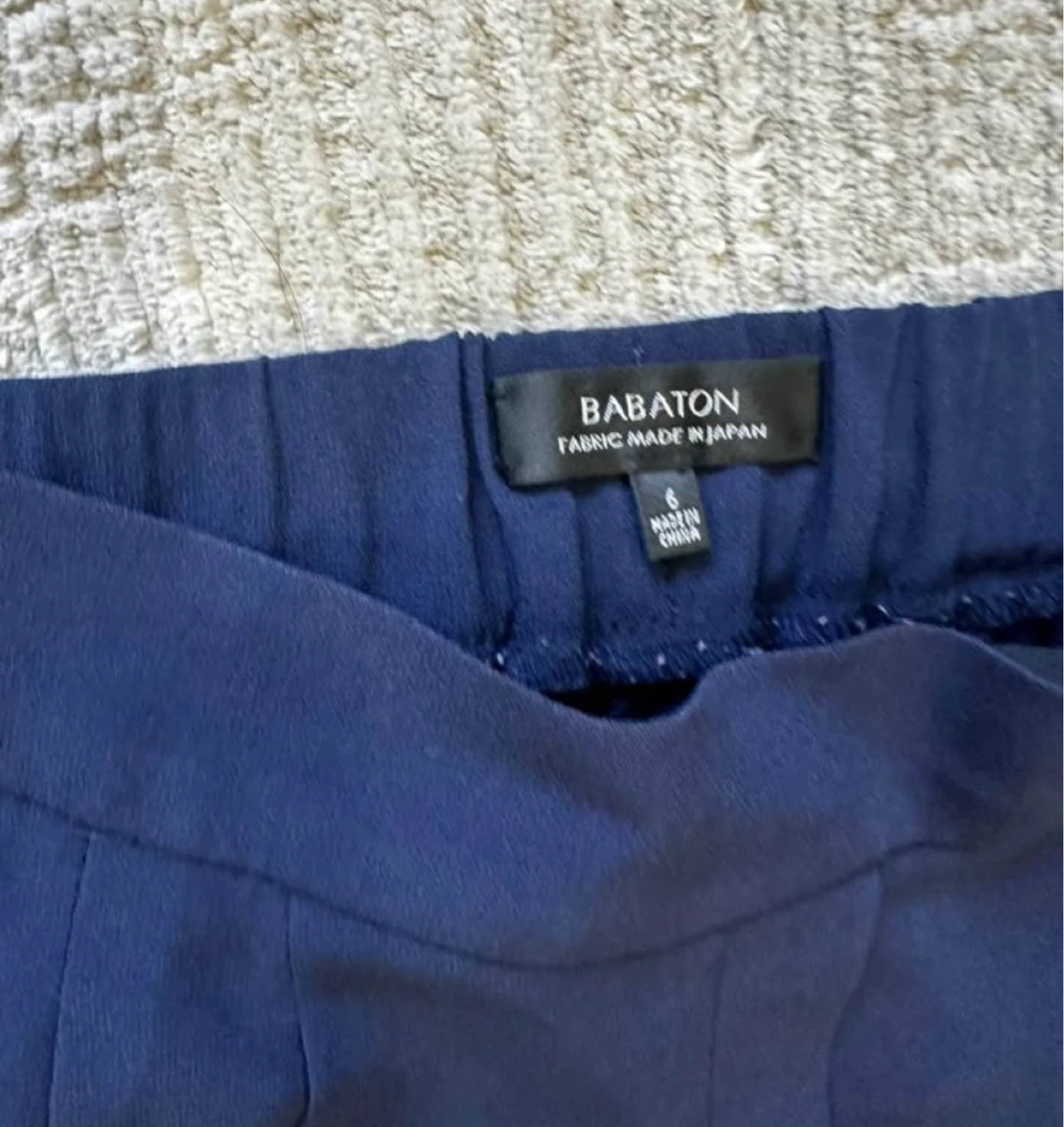 Babaton Navy Blue Trousers Size 6 - photo 2