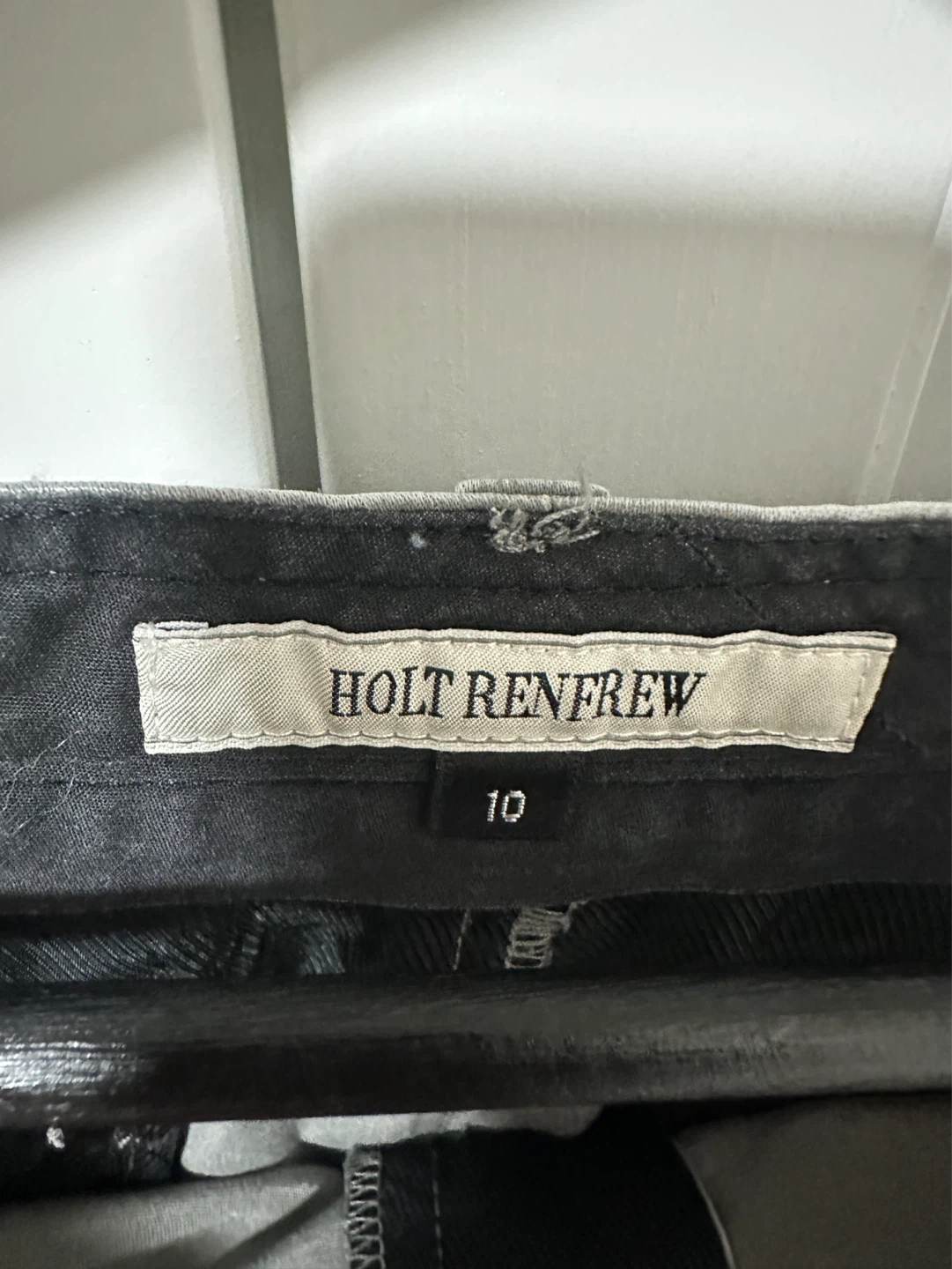 Vintage Holt Renfrew Grey Cargo Mini Skirt - photo 2