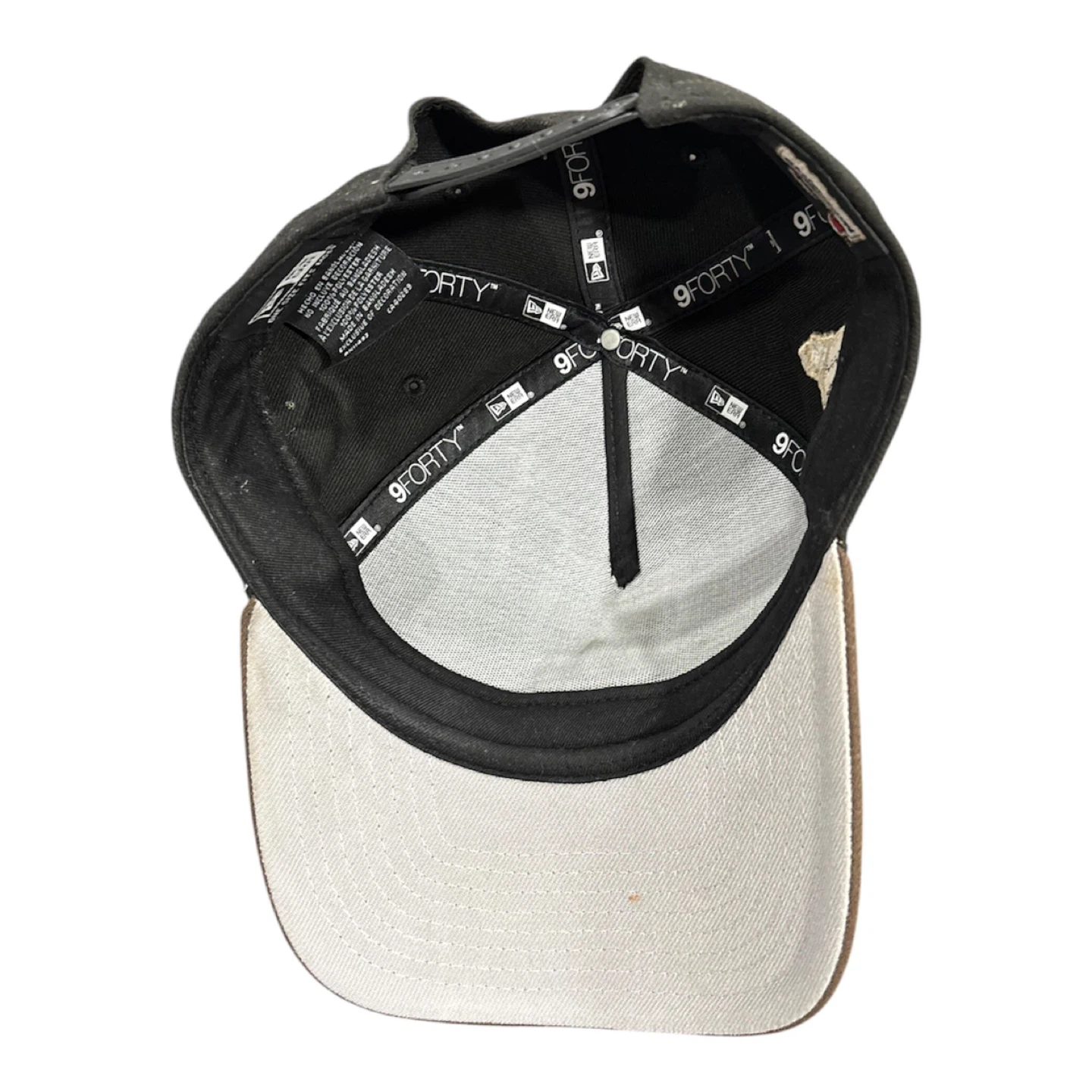 New Era LA Dodgers 9FORTY Adjustable Hat - Black/Brown - photo 3